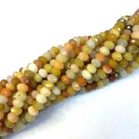 Natural Yellow Agate Beads, polished, DIY & different size for choice & faceted, yellow, Sold Per Approx 38-40 cm Strand