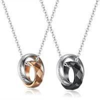Stainless Steel Jewelry Necklace 316L Stainless Steel fashion jewelry & Unisex 2.2mm 14*4mm Length Approx 19.69 Inch Sold By PC