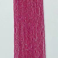 Gemstone Jewelry Beads, Corundum, Round, natural, different size for choice, rose pink, Sold Per Approx 14.96 Inch Strand