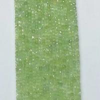 Gemstone Jewelry Beads Natural Prehnite Round natural & faceted green Sold Per Approx 14.96 Inch Strand
