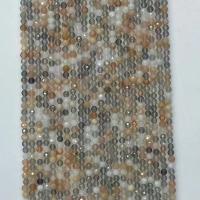 Mondstein Perlen, rund, natürlich, verschiedene Größen vorhanden & facettierte, orange, verkauft per ca. 14.96 ZollInch Strang