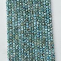 Gemstone Jewelry Beads Larimar Round natural & faceted light blue Sold Per Approx 14.96 Inch Strand