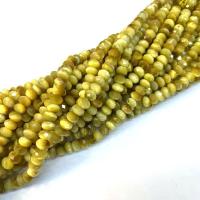 Tiger Eye Beads, poleret, du kan DIY & forskellig størrelse for valg & facetteret, gul, Solgt Per Ca. 38-40 cm Strand