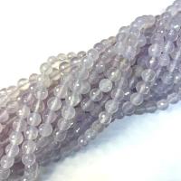 Perles agates grises naturelles, agate grise, Rond, poli, DIY & normes différentes pour le choix, gris clair, Vendu par Environ 38-40 cm brin