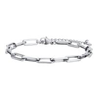 Stainless Steel Jewelry Bracelet, 304 Stainless Steel, with 1.97inch extender chain, polished, fashion jewelry & for man, original color, 5mm, Length:Approx 7.1 Inch, Sold By PC