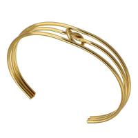 Stainless Steel Bangle, 316 Stainless Steel, Vacuum Plating, fashion jewelry & for woman, golden, 13mm, Inner Diameter:Approx 67mm, Sold By PC