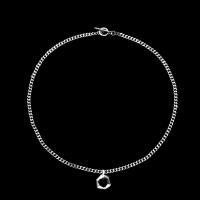 Титановые стали ожерелье, титан, Шестиугольник, Витая цепь куска & Мужская & отверстие, оригинальный цвет, длина:Приблизительно 50 см, продается PC