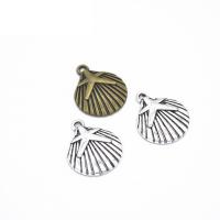 Zinc Alloy Animal Pendants Shell plated DIY nickel lead & cadmium free Approx 2mm Sold By PC