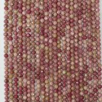 Rodonit perle, Krug, uglađen, različite veličine za izbor, roze, Prodano Per Približno 14.96 inčni Strand