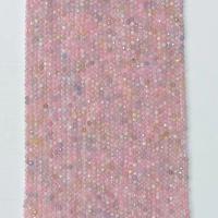 Бусины из поделочных камней, Морганит, Круглая, полированный, разный размер для выбора & граненый, розовый, Продан через Приблизительно 14.96 дюймовый Strand