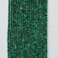 Natural Malachite Beads Round & faceted green Sold Per Approx 14.96 Inch Strand