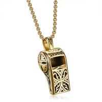 Stainless Steel Jewelry Necklace 316L Stainless Steel fashion jewelry & for man golden Length Approx 21.65 Inch Sold By PC