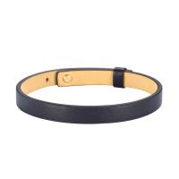 PU Leather Cord Bracelets with 316 Stainless Steel Vacuum Ion Plating fashion jewelry & Unisex 8mm Sold By PC