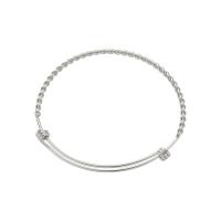 Stainless Steel Bangle 304 Stainless Steel Donut Adjustable & fashion jewelry Inner Approx 65mm Sold By PC