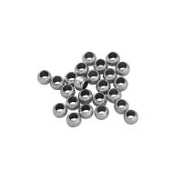 Edelstahl-Beads, 304 Edelstahl, rund, DIY, keine, 3x4mm, 100PCs/Tasche, verkauft von Tasche