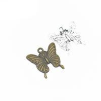 Zinc Alloy Pendants Butterfly plated DIY nickel lead & cadmium free Approx 2mm Sold By PC