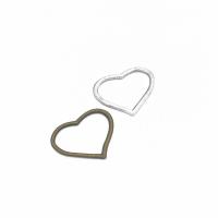 Tibetan Style Heart Pendants, plated, DIY & hollow, more colors for choice, nickel, lead & cadmium free, 27x22mm, Sold By PC