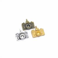 Zinc Alloy Pendants Camera plated DIY nickel lead & cadmium free Approx 1.5mm Sold By PC