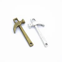 Zinc Alloy Pendants hammer plated DIY nickel lead & cadmium free Approx 4mm Sold By PC