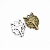 Zinc Alloy Animal Pendants Fox plated DIY nickel lead & cadmium free Approx 3mm Sold By PC
