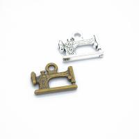 Zinc Alloy Pendants Sewing Machine plated DIY nickel lead & cadmium free Approx 2mm Sold By PC