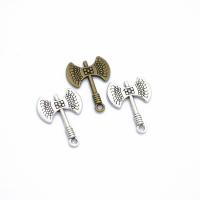 Zinc Alloy Pendants Axe plated DIY nickel lead & cadmium free Approx 1.5mm Sold By PC