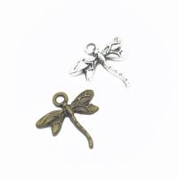 Zinc Alloy Animal Pendants Dragonfly plated DIY nickel lead & cadmium free Approx 2mm Sold By PC
