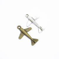 Zinc Alloy Pendants Airplane plated DIY nickel lead & cadmium free Approx 3mm Sold By PC