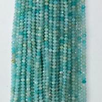 Amazonite Pärlor, Amazonit, Rund, naturlig, olika storlek för val & fasetterad, turkosblå, Såld Per Ca 14.96 inch Strand