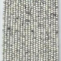 Gemstone Jewelry Beads, Howlite, Round, natural, different size for choice & faceted, white, Sold Per Approx 14.96 Inch Strand