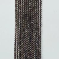 Natural Smoky Quartz Beads Round & faceted tan Sold Per Approx 14.96 Inch Strand