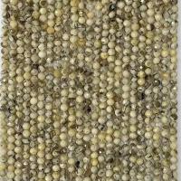 Labradorit Perlen, rund, natürlich, verschiedene Größen vorhanden & facettierte, kakifarben, verkauft per ca. 14.96 ZollInch Strang
