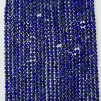 Perles Lapis Lazuli, Rond, naturel, normes différentes pour le choix & facettes, couleur de lapis-lazuli, Vendu par Environ 14.96 pouce brin