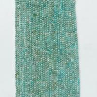 Amazonit Perlen, rund, natürlich, verschiedene Größen vorhanden & facettierte, hellblau, verkauft per ca. 14.96 ZollInch Strang