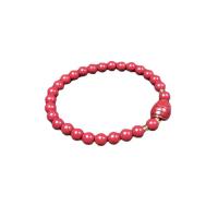 Fashion Cinnabar Bracelet Carved Unisex vermeil Length Approx 7.47 Inch Sold By PC