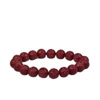 Fashion Cinnabar Bracelet Carved Unisex vermeil Length Approx 7.48 Inch Sold By PC