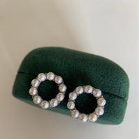 Orecchini perle d'acquadolci , perla d'acquadolce coltivata naturalmente, gioielli di moda & per la donna, bianco, 3.5-4mm, Venduto da coppia