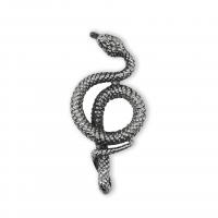 Нержавеющая сталь животных Подвески, Нержавеющая сталь 316, Змея, ювелирные изделия моды & Мужская, оригинальный цвет, 25x53mm, продается PC