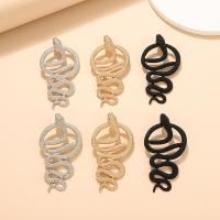 Zinc Alloy Stud Earring Snake plated fashion jewelry & for woman nickel lead & cadmium free Sold By Pair