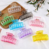 Hair Claw Clips, Plastic, handmade, fashion jewelry & for woman, more colors for choice, 85x50mm, Sold By PC