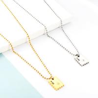Stainless Steel Jewelry Necklace 304 Stainless Steel with 1.97inch extender chain Vacuum Ion Plating fashion jewelry & for woman 12.80mm Sold Per Approx 17.72 Inch Strand