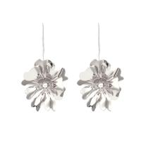 Zinc Alloy Drop Earrings Flower plated fashion jewelry & for woman nickel lead & cadmium free Sold By Pair