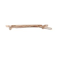 Hair Slide Iron gold color plated fashion jewelry & for woman Sold By PC