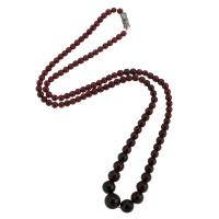 Natural Gemstone Necklace Garnet polished Unisex garnet Length Approx 20 Inch Sold By PC