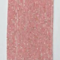 Бусины из поделочных камней, розовый опал, Круглая, натуральный, разный размер для выбора & граненый, розовый, Продан через Приблизительно 14.96 дюймовый Strand