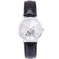 Unisex Wrist Watch PU Leather with Glass & 304 Stainless Steel & Zinc Alloy Chinese watch movement waterproofless Sold By PC