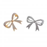 Rhinestone Brooch Zinc Alloy plated for woman & with rhinestone & hollow Sold By PC
