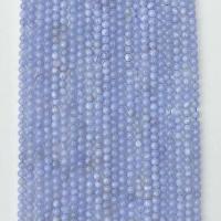 Naturliga Lila Agate Pärlor, Rund, olika storlek för val, ljuslila, Såld Per Ca 14.96 inch Strand