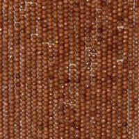 Natural Goldstone Beads, Round, faceted, red, 2x4mm, Sold Per Approx 14.96 Inch Strand