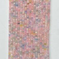 Gemstone Jewelry Beads Morganite Round natural & faceted mixed colors Sold Per Approx 14.96 Inch Strand